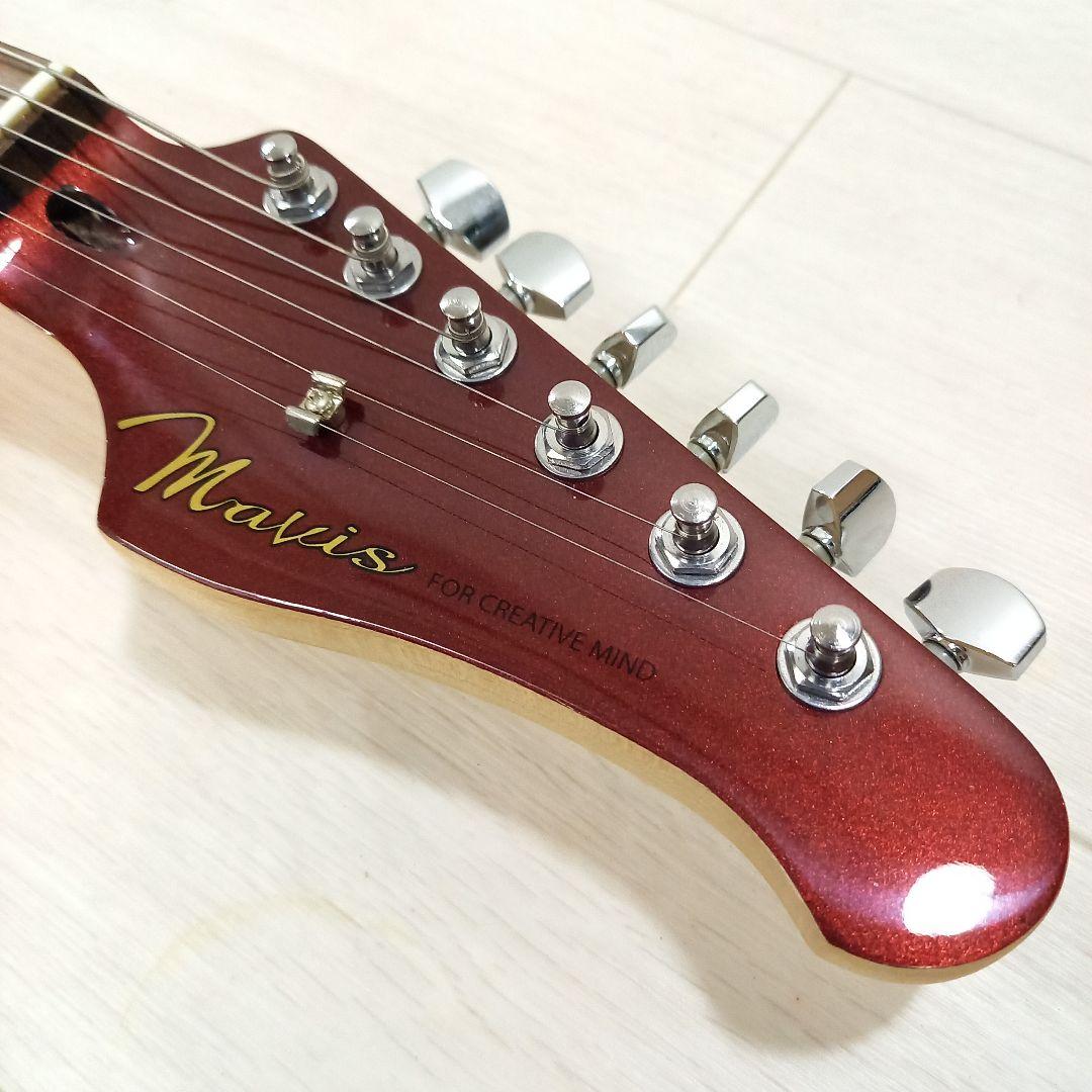 美品◎Mavis ストラトキャスター メタリックワインレッド メイビス セット1