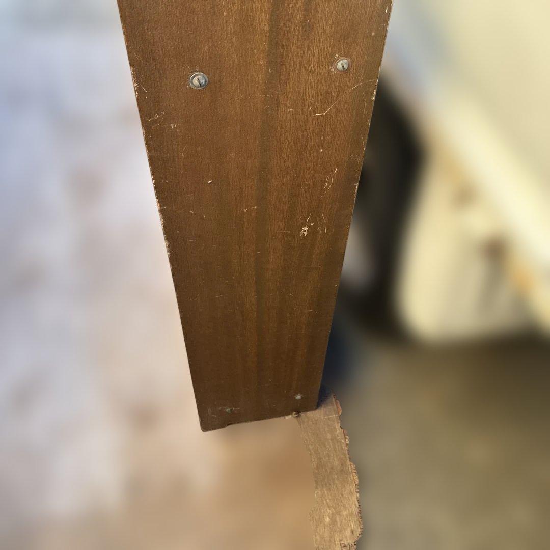 ヴィンテージレトロ　書棚　本棚　シェルフ　古家具　古道具　マイナスネジ6段172