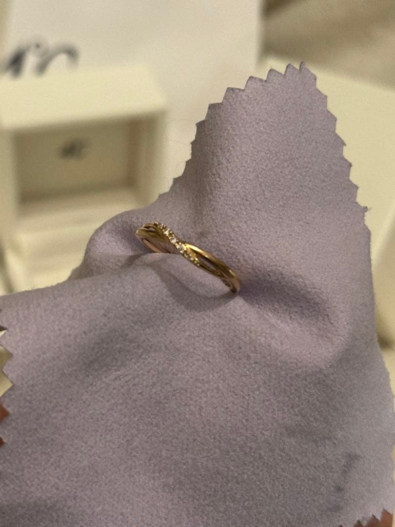 K18ピンクゴールド リング ダイヤモンド　111721143108 K18PG