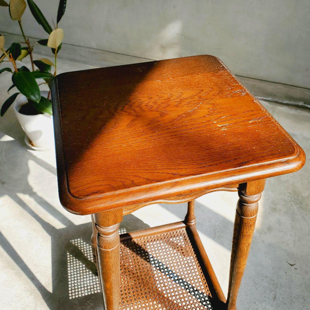 カリモク家具 karimoku　コロニアル　花台　飾り台　電話台　木製