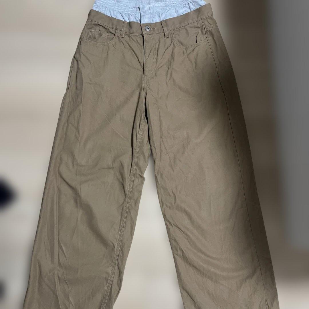 BIO wear CHINO WITH UNDERWEAR ドッキングパンツ