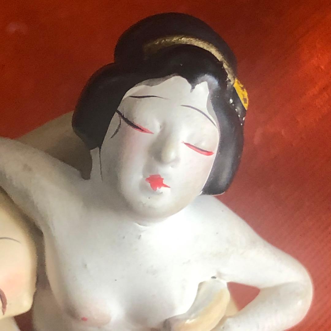 春画　陶器　春画人形　置物