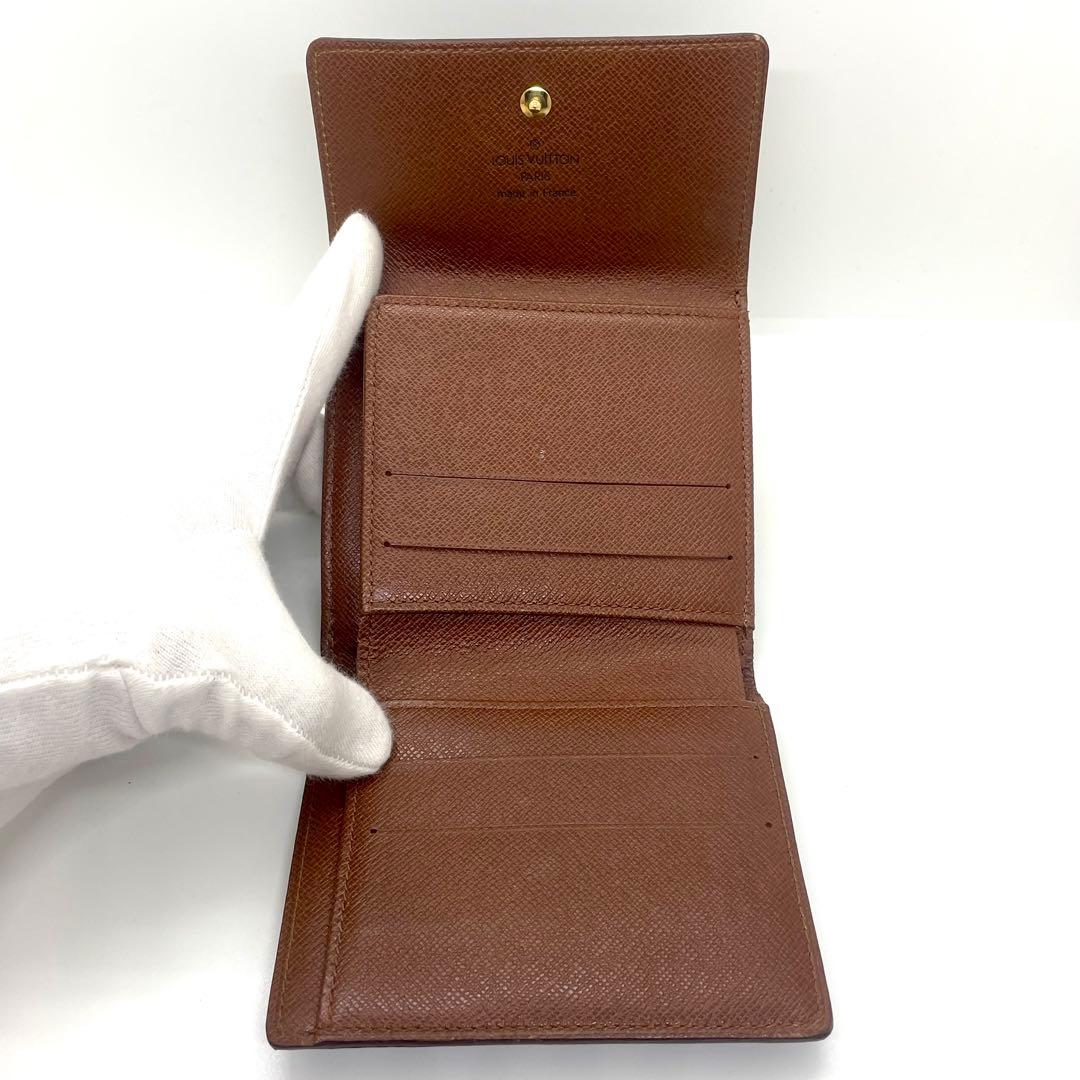 ルイヴィトン モノグラム ポルトモネ ビエ カルトクレディ Wホック 財布