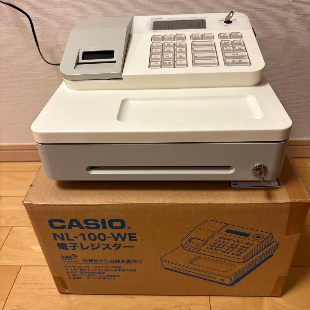 CASIO NL-100-WE 電子レジスター