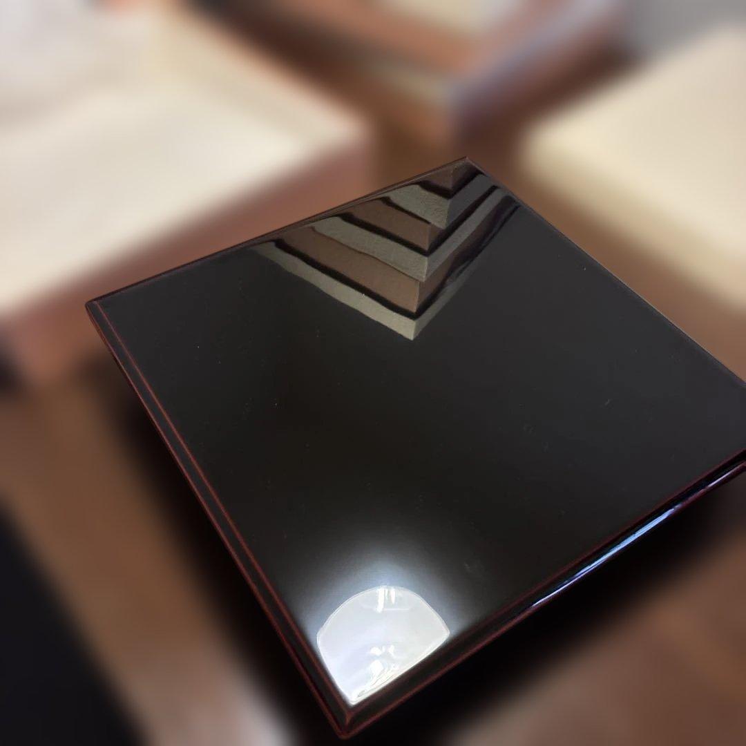 溜め塗り　松花堂弁当　6セット　美品　漆器