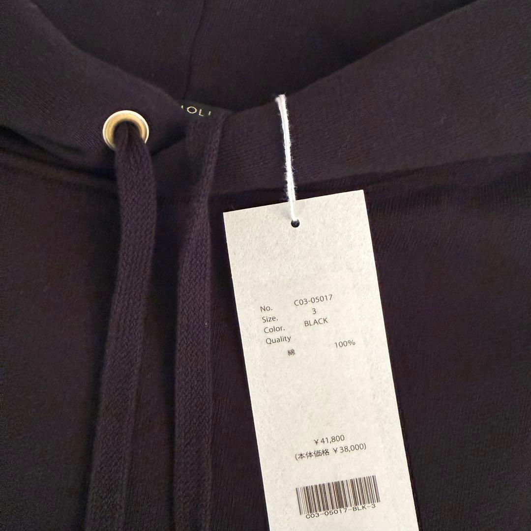 COMOLI 25AW COTTON SWEAT PARKAコットン裏毛パーカ3