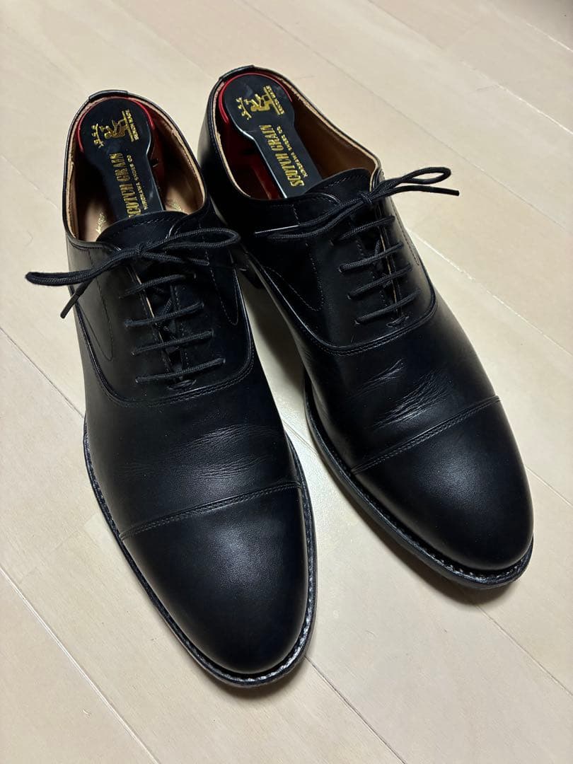 SCOTCH GRAIN スコッチグレイン 黒ストレートチップ25cm 限定品