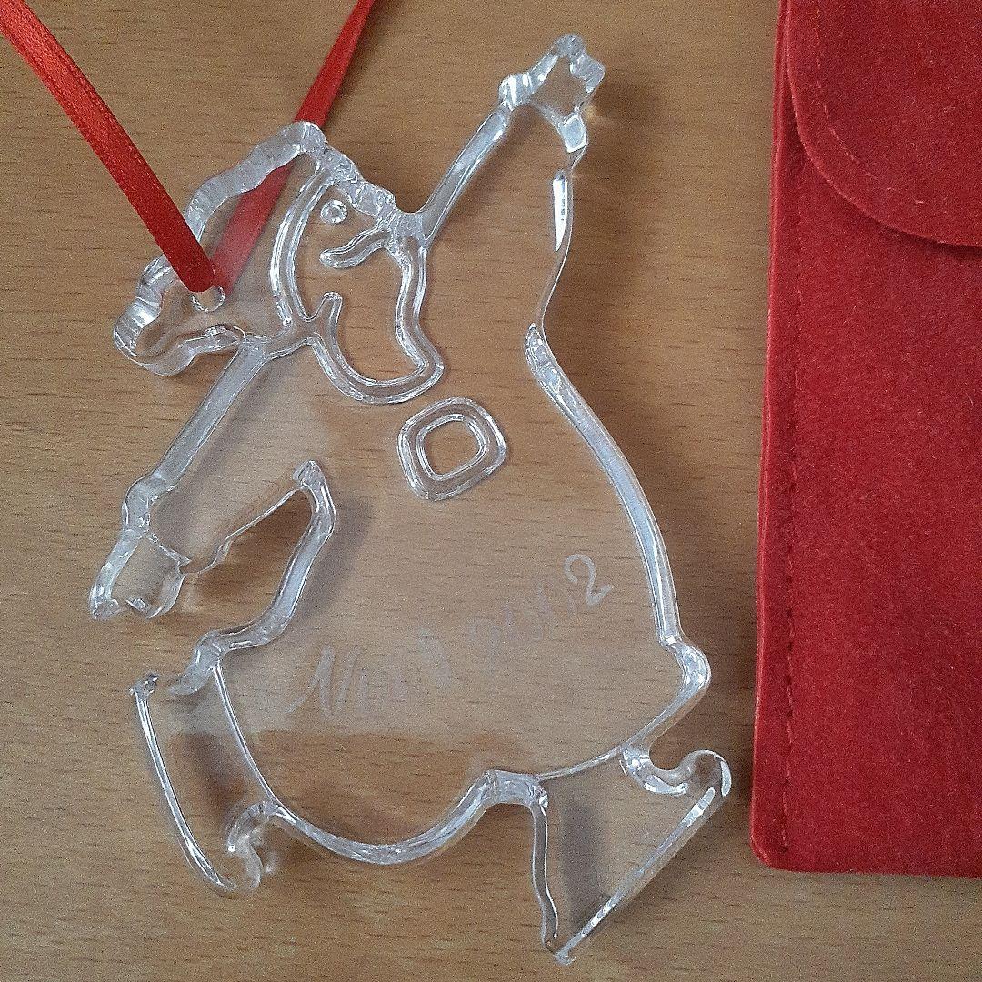 中川昭一元財務大臣から頂いたフランス土産　Baccarat　限定ノエル2002