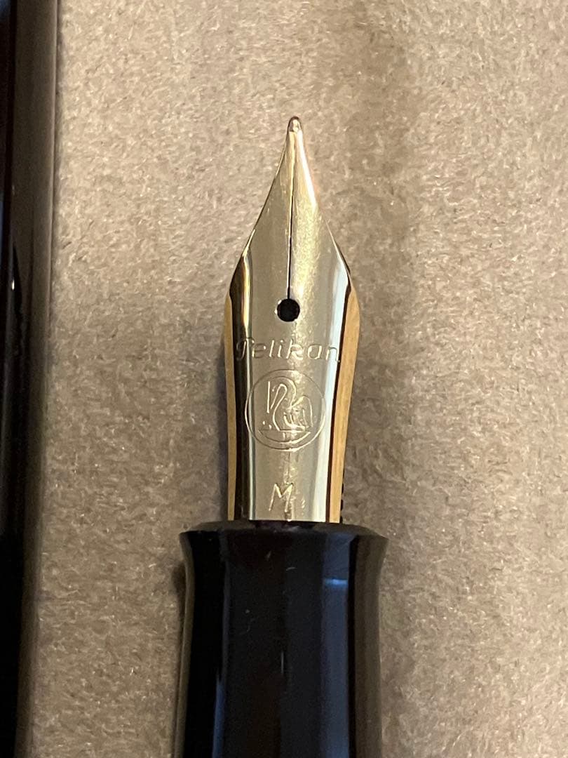 ペリカン M200 万年筆 マーブルブラウン　中字