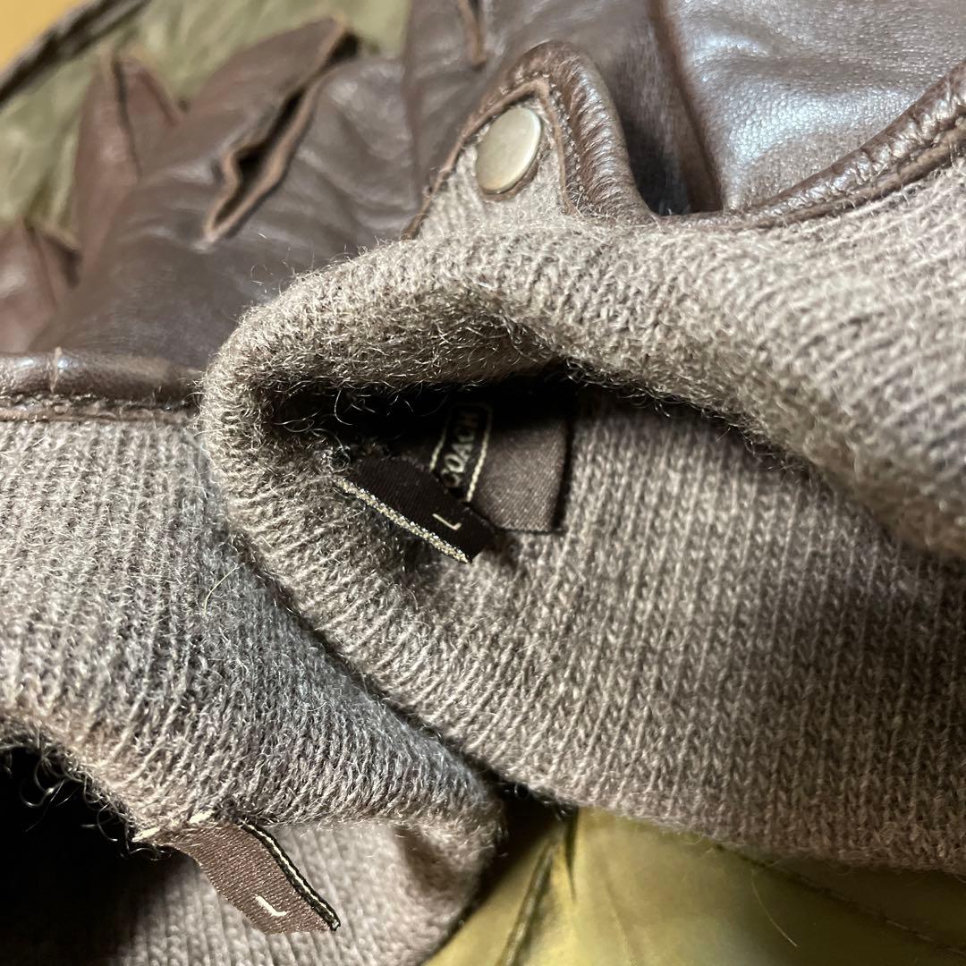 【未使用近い】COACH/防寒素材カシミヤ100%メンズＬ