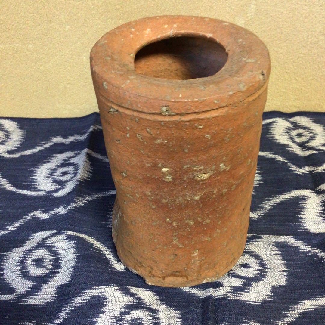 桃山時代の信楽焼の筒花瓶