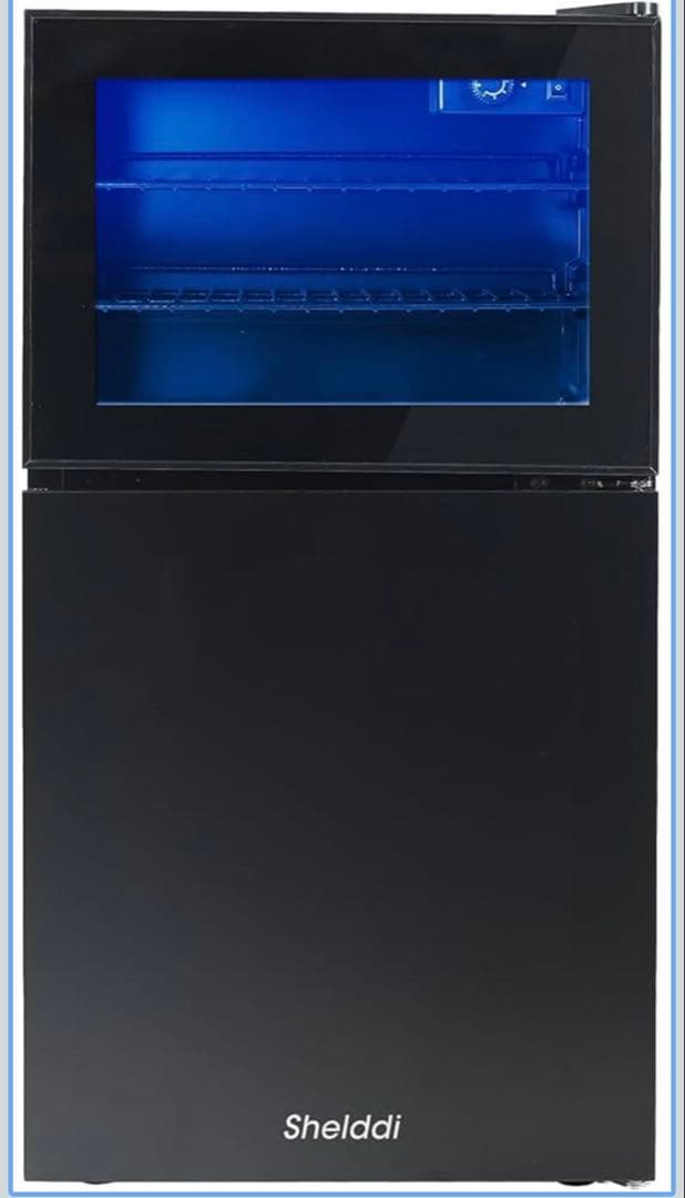 （値下げ）Shelddi 小型冷蔵庫冷凍庫 80L 幅44.5cm 冷凍庫