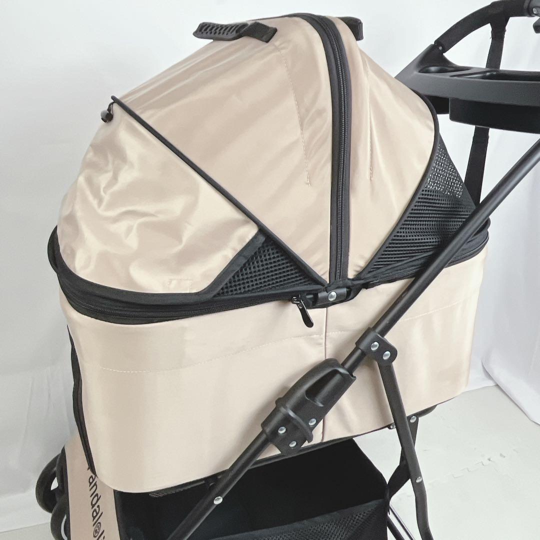 Pandaloli ペットカート　ベージュ　耐荷重20Kg