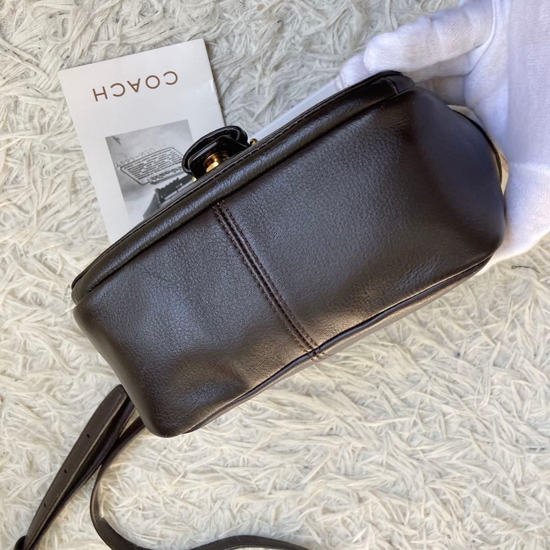 vintage coach archive y2k キャンベル カメラバッグ 茶