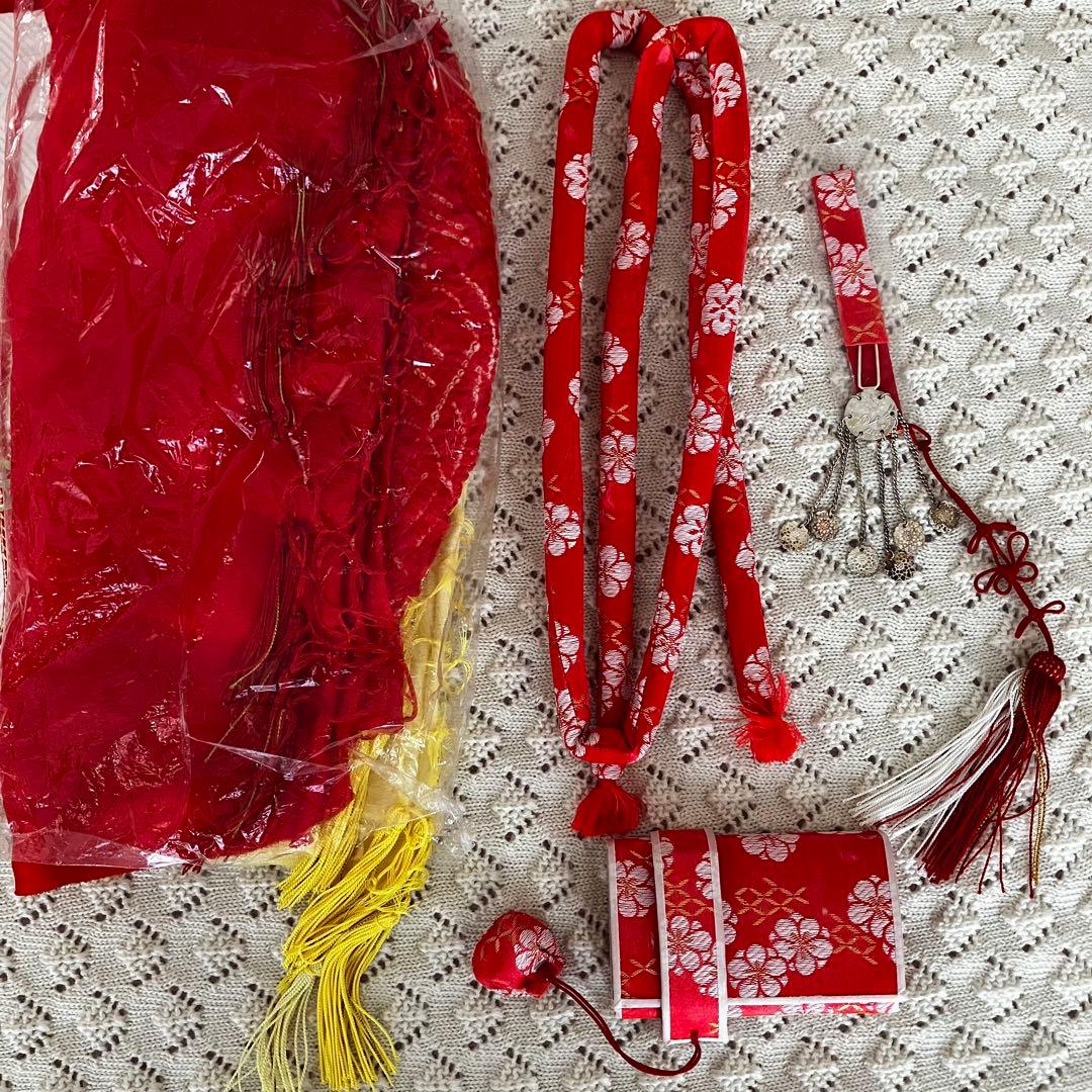 七五三　女の子　着物　アンティーク　三歳