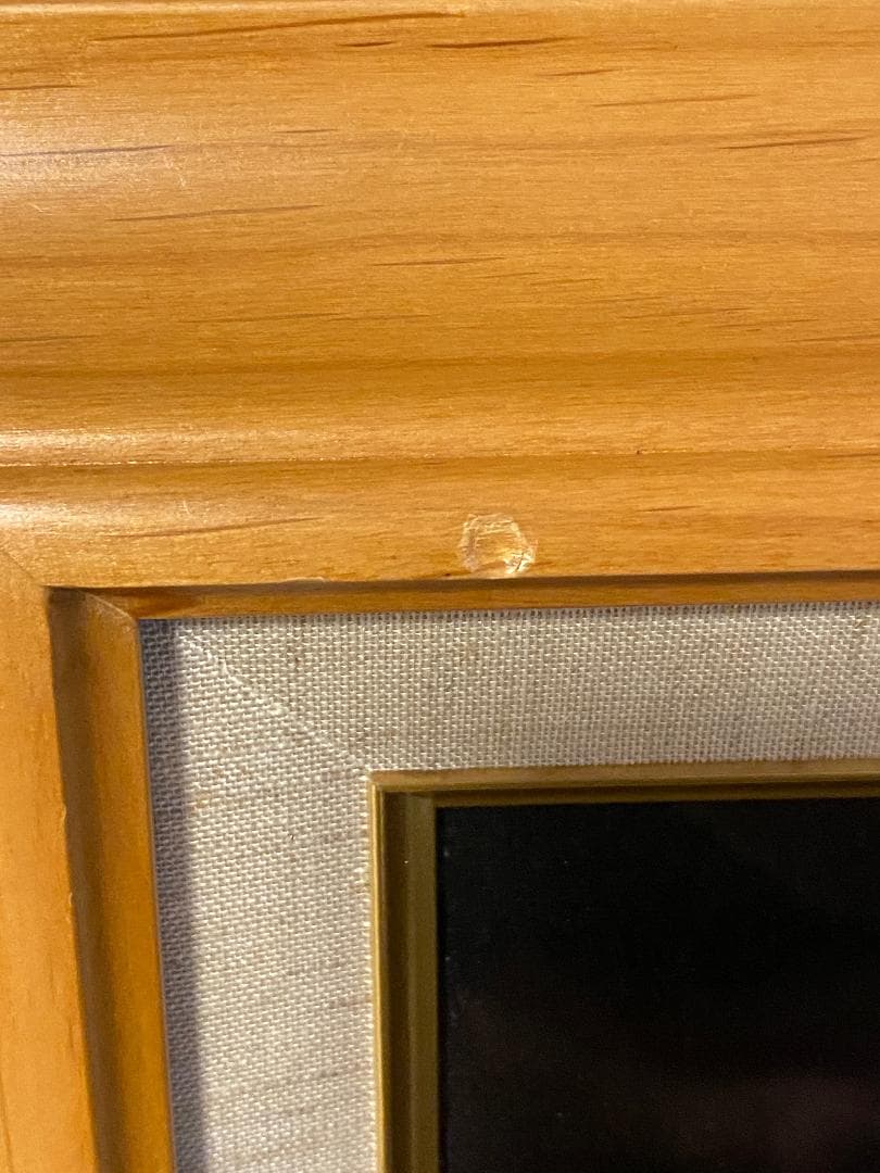 「真作」井上博幾「空を飛ぶ少年」人物画　油彩画　額装　サイン有り　F4号