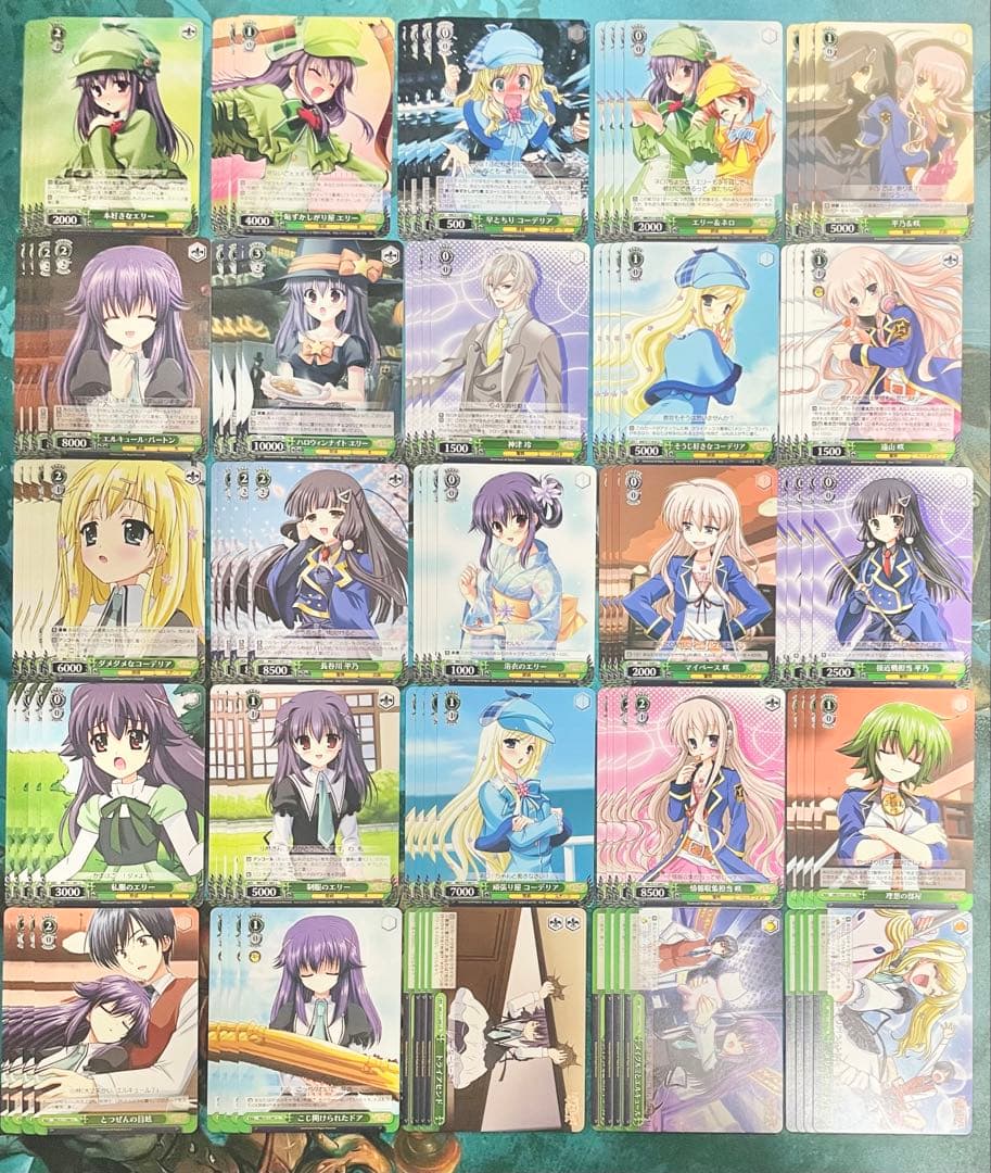 ヴァイスシュヴァルツ ミルキィホームズ 過去弾3種 RR以下 4コン おまけ付き