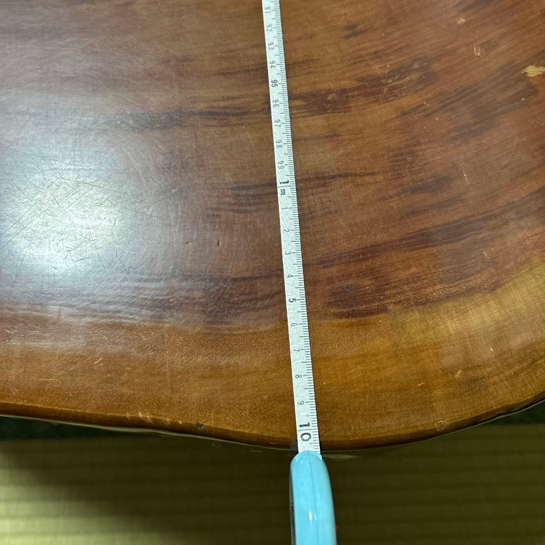 木製 円形座卓 4脚