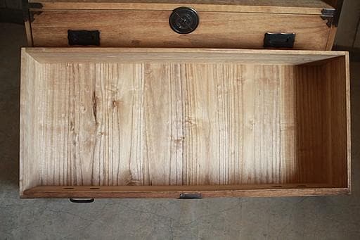 丸金具　時代箪笥3段　タンス