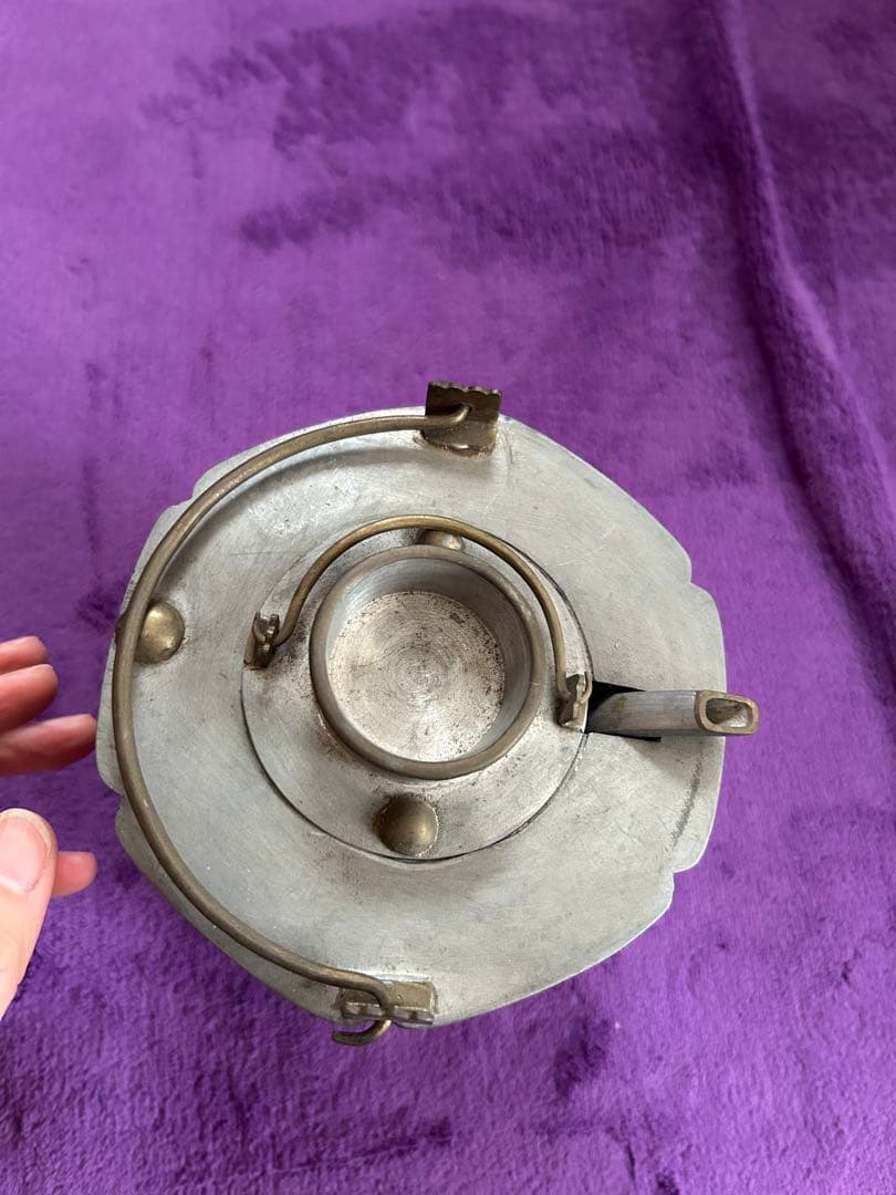 伝統的な錫水差し 保温製品 年代物 アンティーク