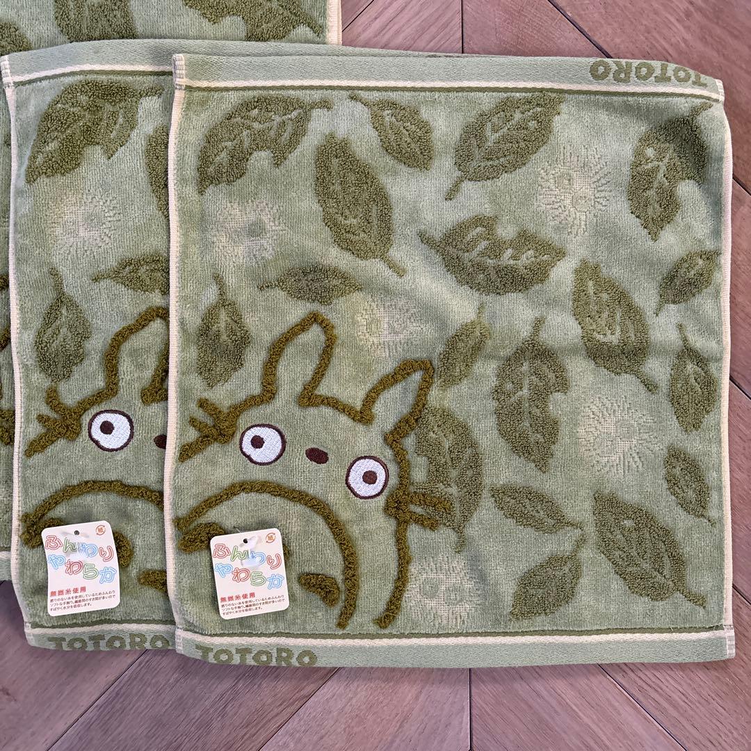 スタジオジブリ となりのトトロ タオル 6枚セット タオルセット6枚組（緑色）