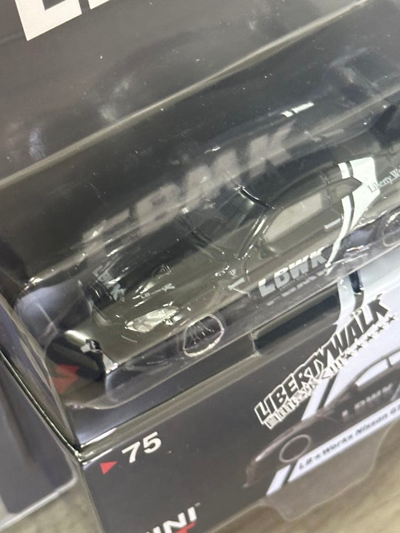 MINI GT LBWK Nissan GT-R ブラック 2台セット