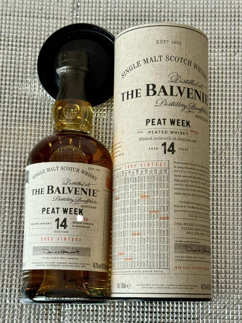 バルヴェニー14年 ピート ウィーク 2003 48.3％ 700ml