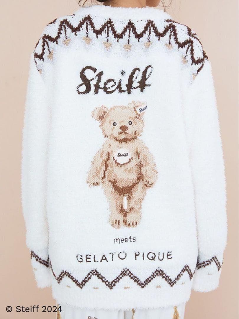 レア♡新品 ジェラートピケ【Steiff】フェアアイル柄カーディガン シュタイフ