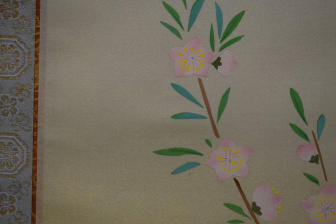 不詳/作者不詳/雛図/立雛図/ひな祭り/布袋屋掛軸HH-301