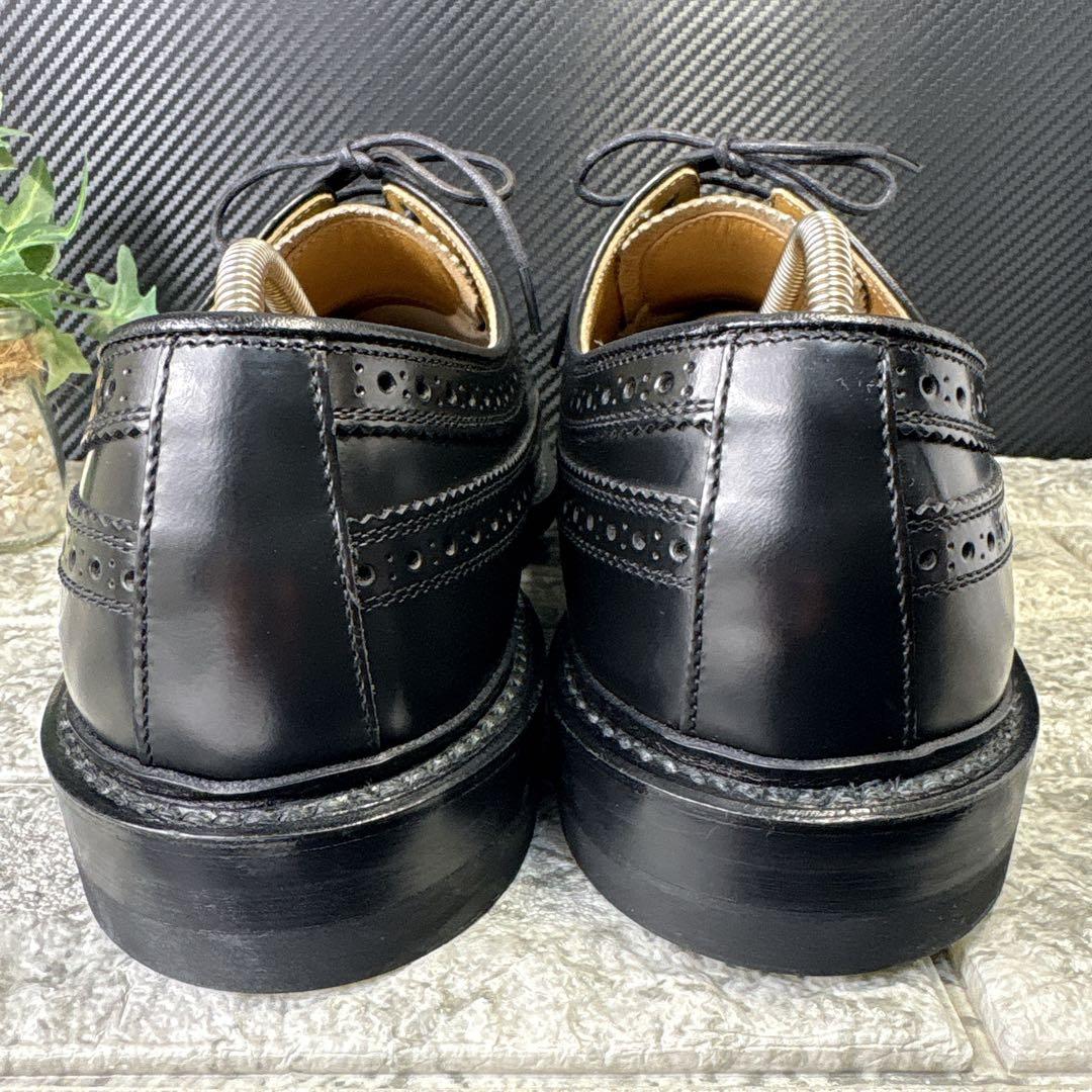 極美品✨️ REGAL ウイングチップ レザー 本革 メダリオン 25.5