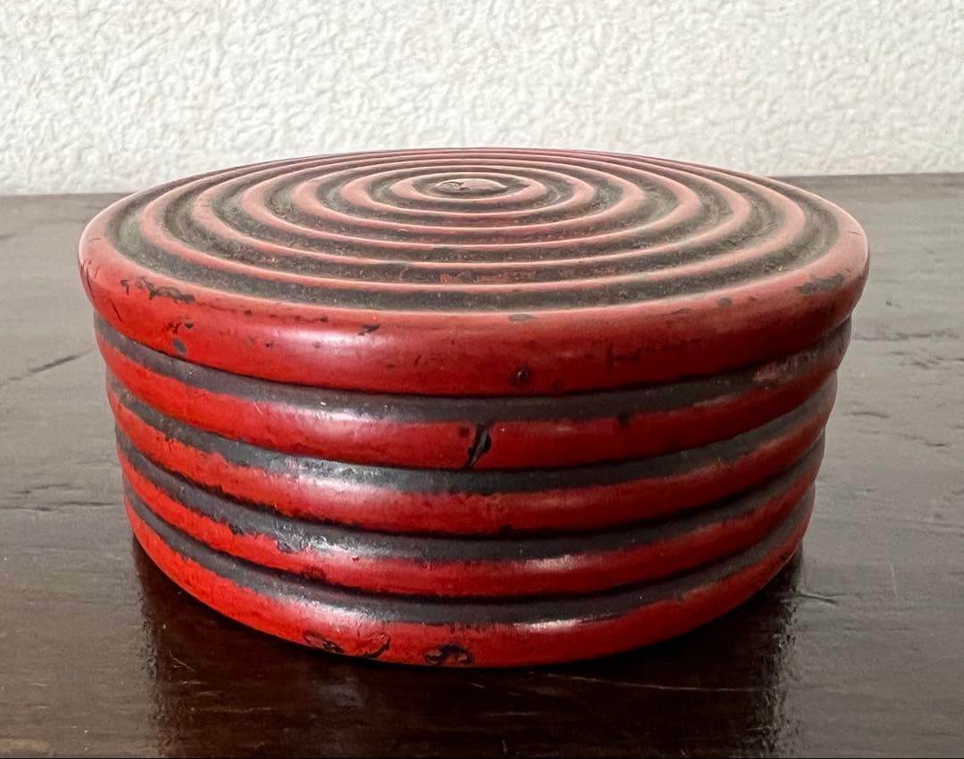 朱塗香合 香道 香道具 アンティーク