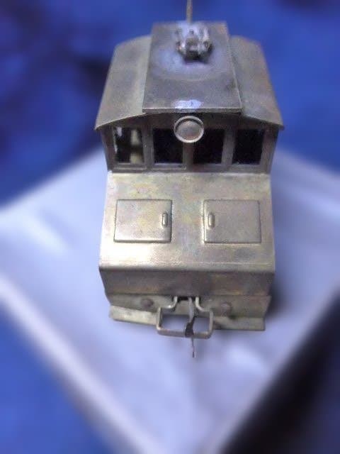 貴重！昔のつぼみ堂模型店のHOゲージの凸型電気機関車。金属製鉄道模型です。﻿