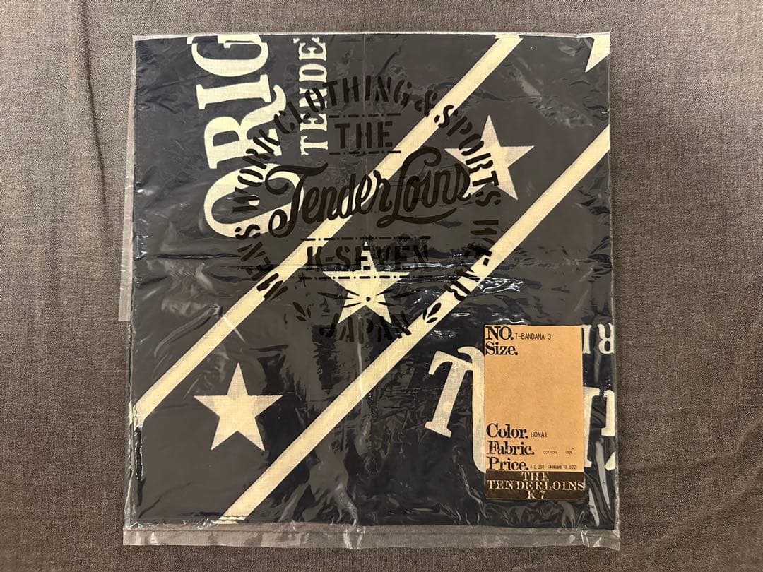 新品未使用 TENDERLOIN T-BANDANA 3 HONAI