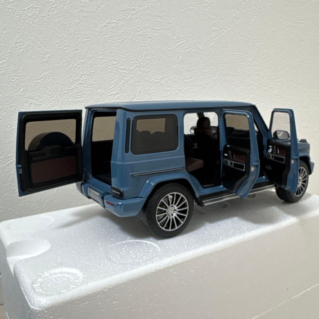 ミニチャンプス ベンツ G400d 1/18 ミニカー チャイナブルー