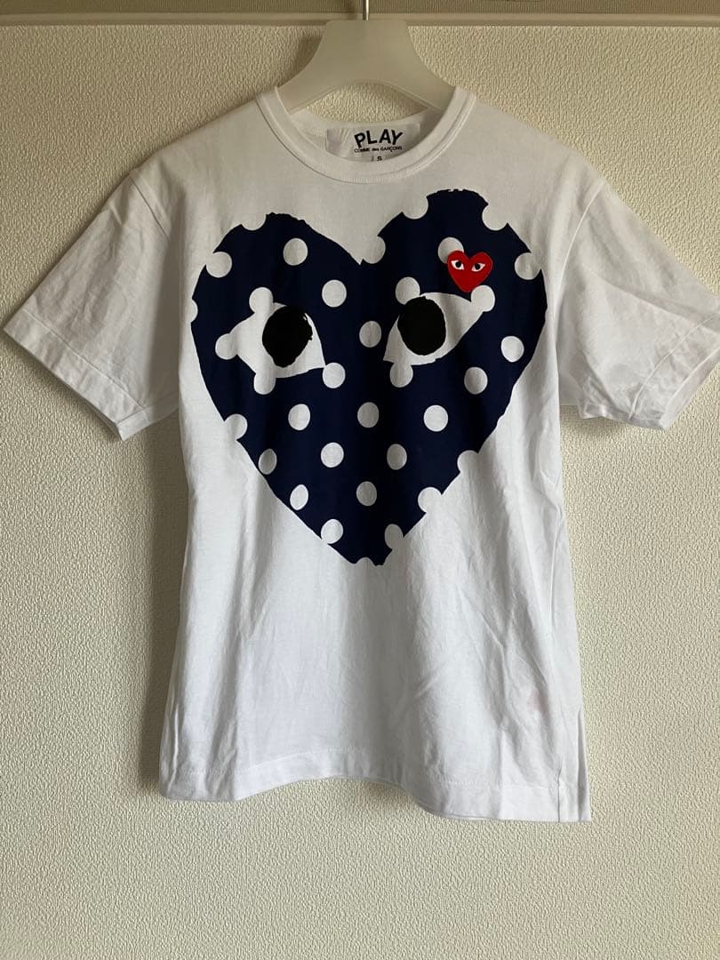 PLAY COMME des GARÇONS ハートドットTシャツ S