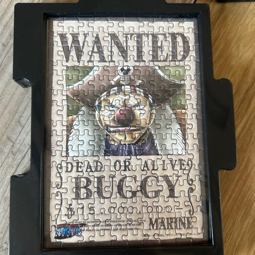 ONE PIECE ミニパズル150ピースの完成品（フレームつき）