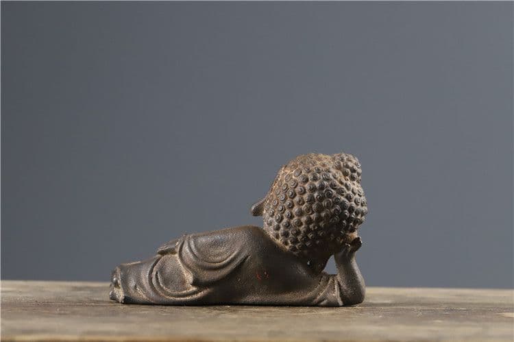 鉄器 鉄仏 睡仏 釈迦牟尼仏像 工芸品 美術品 置物