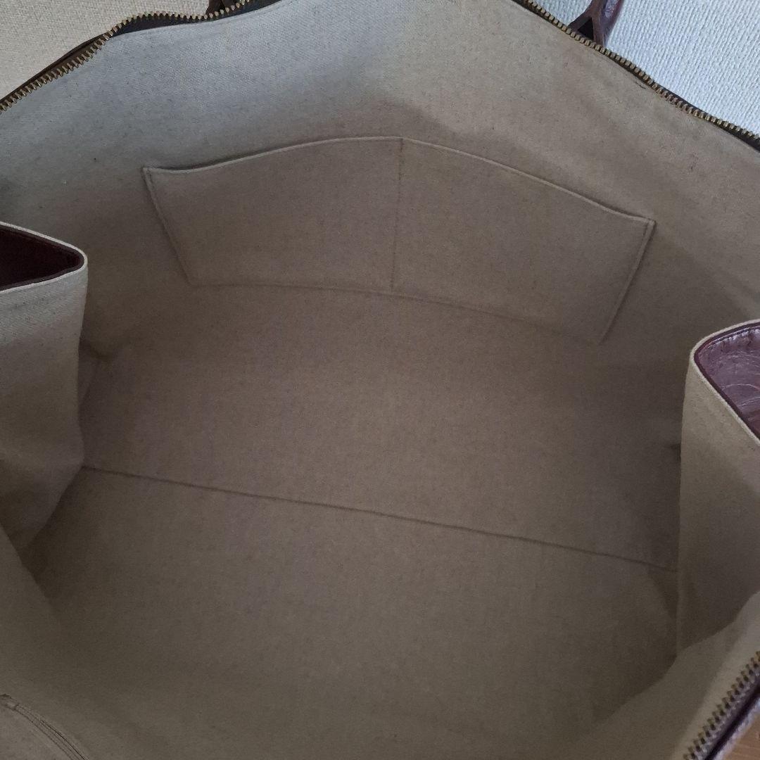 【本革】　旅行鞄　バッグ　ヴィンテージ　ワインレッド