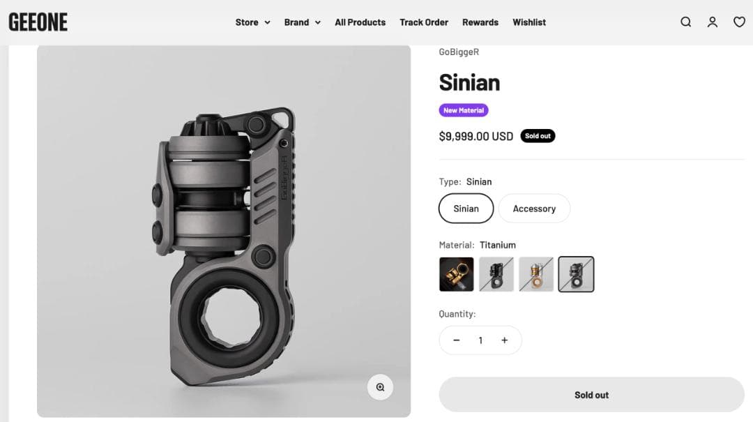 GoBiggerR Sinian チタニウム【数量限定品/正規品】