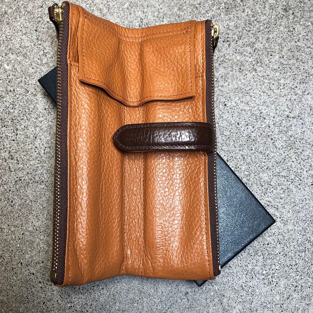 C COMPANY ルポ ペンケース ダークブラウン　　　　本革 美品