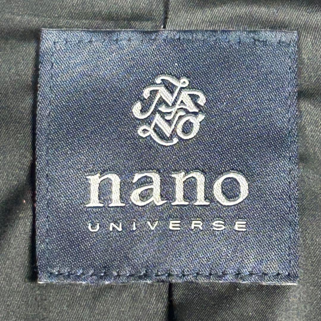 極美品 ✨ ナノユニバース シングルライダースジャケット XL 黒 羊革 秋冬