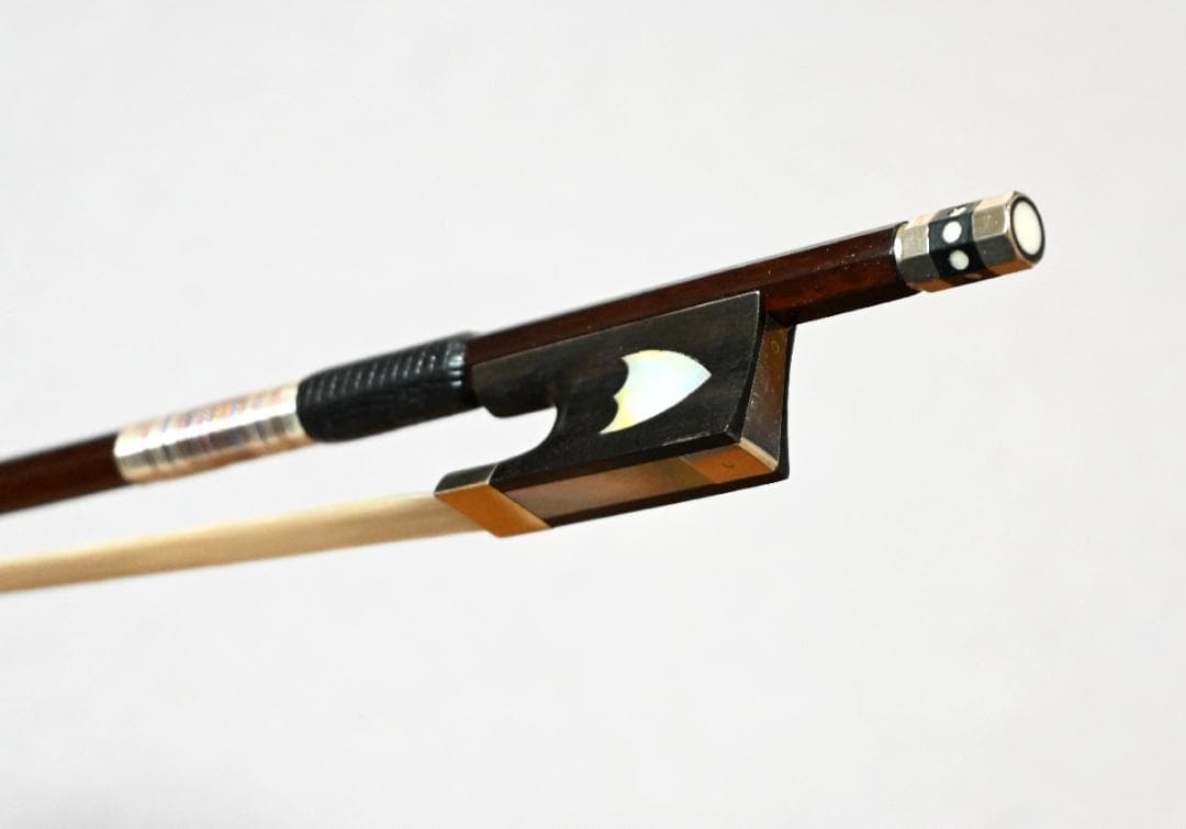 ●弓 Brazilwood Shield inlay Silver 4/4