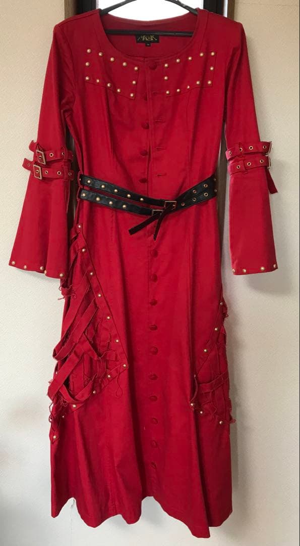 hideコスプレ/赤モンク衣装/Mサイズ