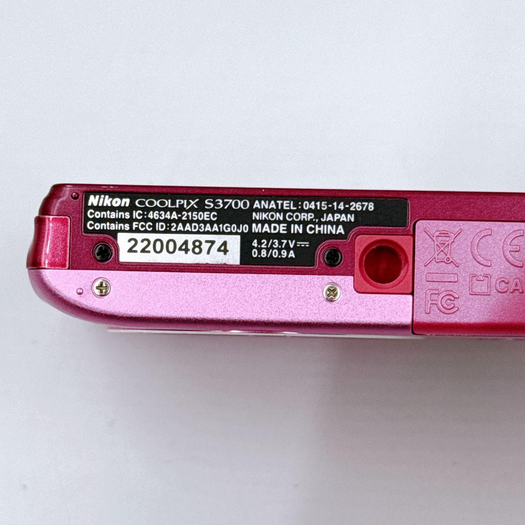 Nikon COOLPIX S3700 ピンク