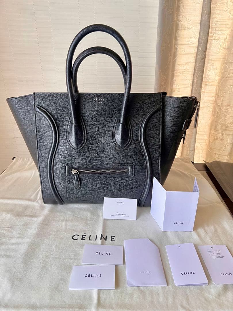 美品　セリーヌ　ラゲージバッグ　ブラック　ビジネス