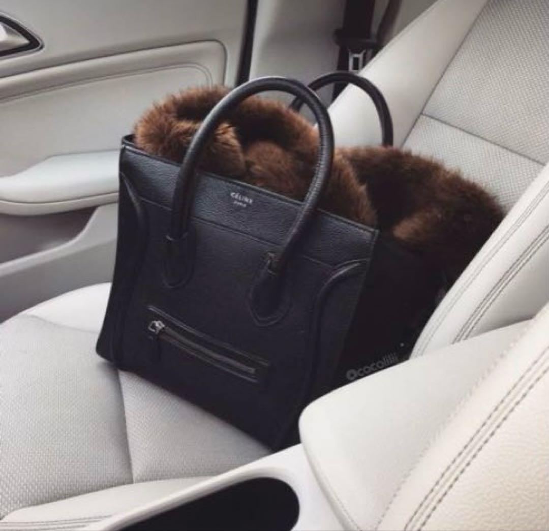 美品　セリーヌ　ラゲージバッグ　ブラック　ビジネス