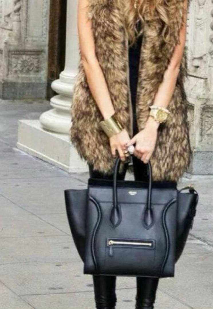 美品　セリーヌ　ラゲージバッグ　ブラック　ビジネス