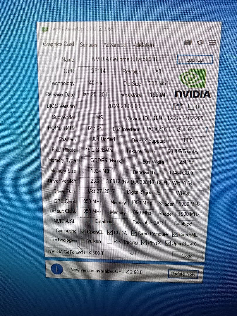 Ω MSI N560GTX-Ti HAWK グラフィックボード