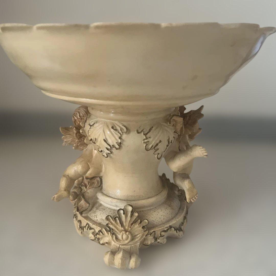 アンティーク 天使のミニサイドテーブル