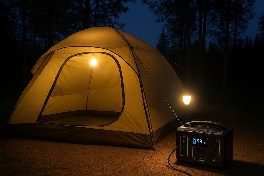 【美品NinjaBatt ポータブル電源】キャンプ・車中泊・防災に最適｜付属品